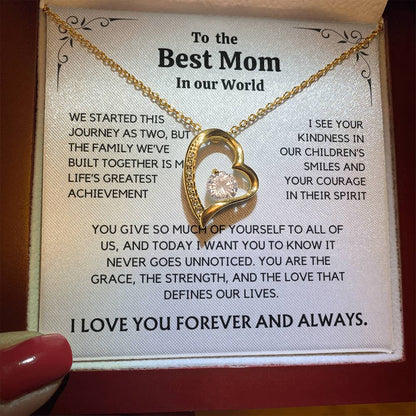 To The Best Mom Necklace