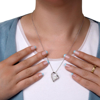 To my daughter- Love you forever necklace