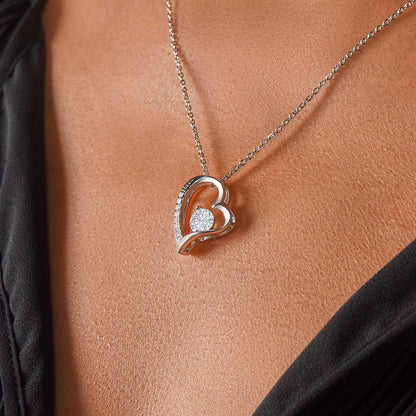To my daughter- Love you forever necklace