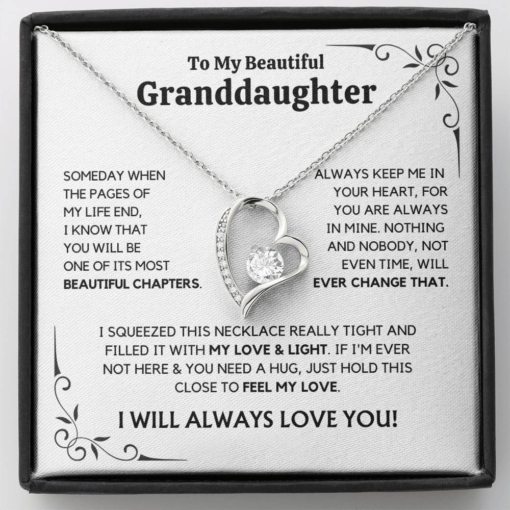 To My Granddaughter- Best gift Ever