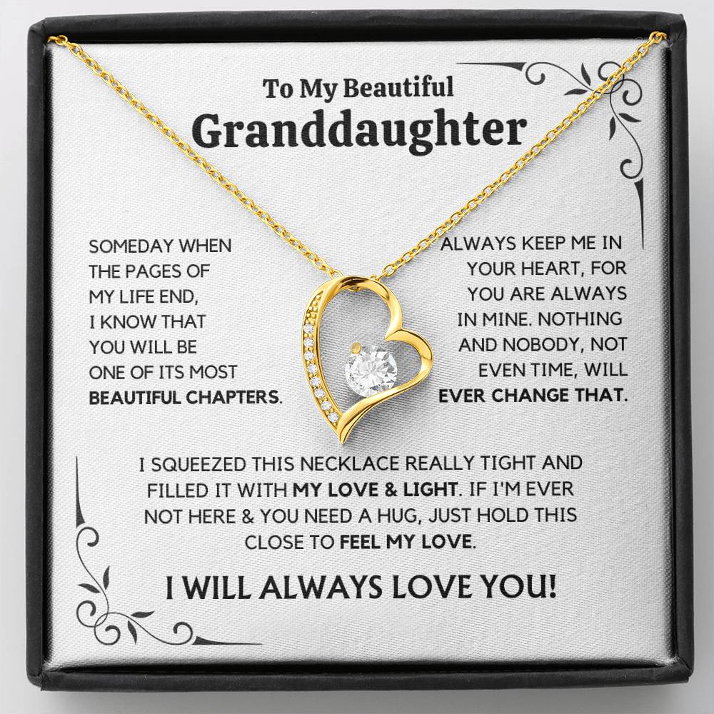 To My Granddaughter- Best gift Ever