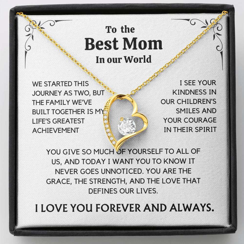 To The Best Mom Necklace